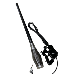 <span class=keywords><strong>Antenne</strong></span> de communication décorative noire pour véhicule SIGNALWELL, diamètre 2 cm, câble de 4 m, hauteur 70 cm, pare-chocs avant, tout-terrain - Product Image 1