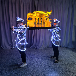 Champagne Stand Bridge 12-Bottle Wine Rack Glowing Foam Dragon Atmospheric Wine Dispenser Bridge Electric Single Color <b>Light</b> - Product Image 1