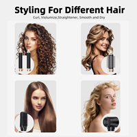Ukliss 5-in-1 Haarstyler Haartrockner Luftbürste Multi-Haarstyling-Werkzeuge und Zubehör zum Glätten und Locken