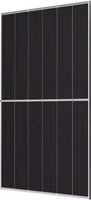 Cadre noir argenté pour panneaux photovoltaïques monocristallins bifaciaux et monofaciaux demi-cellules de type N 620W-640W