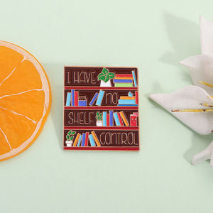 Lesezeichen sind für Quitter Emaille Pin Lustige Buch liebhaber Zitat Brosche Revers Abzeichen Schmuck Geschenk für Leser Freunde - Product Image 2