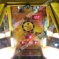 Riteng personnalisé japon Offre Spéciale or Fort Mini pièce poussoir Amusement quart Machine 6 joueurs Bonus trou pièce poussoir Machine de jeu