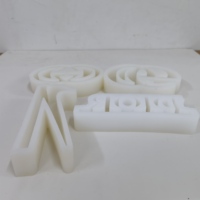Moule en Silicone de Luxe avec Logo de Marque, Petites et Grandes Tailles, pour Bougies, Plâtre, Lettres Géantes Personnalisées, Résine Époxy