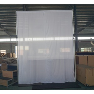Heavy duty telescopic pipe and drape <b>backdrop</b> <b>stand</b> for outdoor wedding - Product Image 5