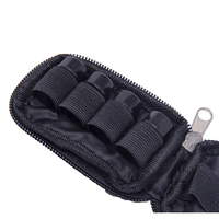 Petite pochette en néoprène pour huiles essentielles, capacité 8 flacons x 2 ml, rembourrage en mousse, logo personnalisé, fermeture éclair à fermoir, élastique