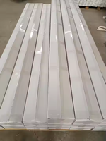 Profilé d'angle intérieur à 90 degrés 2,44 m/3,05 m/Personnalisé, profilé métallique recouvert de papier pour la construction murale