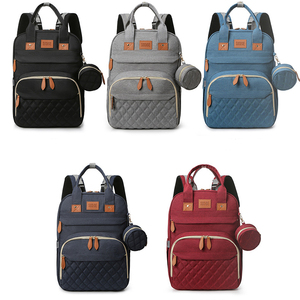 IStapromo Gifts Sac à langer pliable de luxe pour bébé, imperméable et portable, avec lit et moustiquaire intégrée - Product Image 1