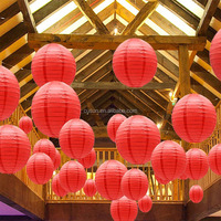 2025 haute qualité différentes tailles couleurs lanterne décoration murale fête lanternes en papier lanterne en papier pour fournitures de fête
