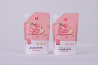 Emballages de liquide à lessive en sachets à bec verseur, impression en gravure, recyclables, PET/VMPET/PE, impression personnalisée, fabricant chinois, soins personnels