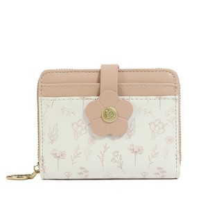 Suphiar Women's Zipper Wallet With Flower Design Multifunctional Card Holder Coin <b>Purse</b> For Everyday Use - Product Image 5