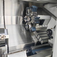 Mini Horizontale Schrägbett-CNC-Drehmaschine Mittelschwere Ausführung mit Doppel-/Einzelspindel Hochpräzises Metall-Drehzentrum