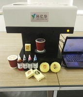 Mesin Printer Makanan 3D Digital dengan Tinta yang Dapat Dimakan / Mesin Pencetak Kopi Latte Art Cappuccino Foam dengan Tablet