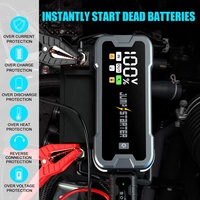 Démarreur de batterie portable multifonction haute puissance 4000A pour voitures et camions, batterie externe d'urgence 12V