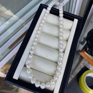 Pendentif en perle de mer naturelle Akoya 8-8,5 mm, luxe, zircon de qualité supérieure, accessoires en argent pur S925, colliers Akoya de qualité supérieure - Product Image 1