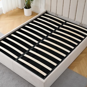 <span class=keywords><strong>Letto</strong></span> Contenitore Contemporaneo in Velluto Rosa, Personalizzabile nelle Misure Queen e King, Design Moderno Morbido con <span class=keywords><strong>Testiera</strong></span> Trapuntata - Product Image 6