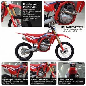 Nouvelle moto tout-terrain à essence 250cc 4 temps, moteur <span class=keywords><strong>Zongshen</strong></span> CB250, démarrage électrique, moto de course enduro pour adultes - Product Image 4