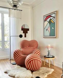 Poltrone di Lusso Italiane con Poggiapiedi Sedie da Salotto La Mamma Divani Compressi - Product Image 5