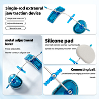 Dispositif de traction extra-oral avec boule de connexion pour suspension de bande de traction en caoutchouc, appareil orthodontique de traction maxillaire pour enfants