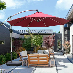 Venta caliente de la fábrica de peso ligero voladizo sombrilla de acero playa <span class=keywords><strong>Patio</strong></span> jardín Banana paraguas al aire libre - Product Image 3