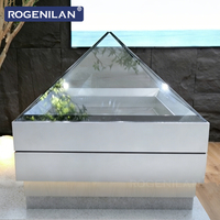 Rogenilan étanche double verre feuilleté profilé en aluminium toit pyramidal lucarne fixe standard australien