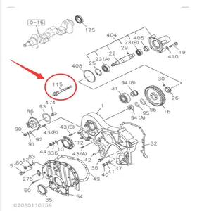 Ekskavatör parçaları EX400-3 EX400-5 EX450-5 sensörü devrimi motor hız 1815104651