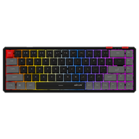 Clavier de Jeu Filaire Programmable Aikun GX968 68 Touches Rétroéclairage RVB Commutateurs Mécaniques Multimédia Macros Complètes
