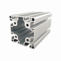 Profilé linéaire en aluminium usiné CNC, cadre en aluminium industriel, usinage CNC, fraisage, profilé en aluminium extrudé
