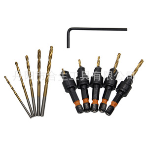 ดอกสว่านเจาะรูแบบหัวจม Mr Drill ขนาดก้านหกเหลี่ยม 6.35 มม. เคลือบไทเทเนียม สำหรับโลหะที่ไม่ใช่เหล็ก - Product Image 2