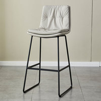 Tabouret de Bar en métal stable de style nordique café Restaurant tabourets hauts bureau comptoir chaise de Bar