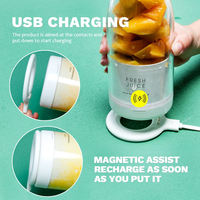 Mélangeur Portable 350ML sans fil Rechargeable USB presse-agrumes tasse mélangeur de fruits Smoothie presse-agrumes