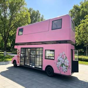 Autobús de Dos Pisos Convertible Recién Lanzado, Autocaravana con Licencia Oficial, <span class=keywords><strong>Caravana</strong></span> de Restaurante Estilo Americano - Product Image 6
