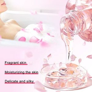 Venta al por mayor Hotel <span class=keywords><strong>perfume</strong></span> Gel de ducha hidratante piel agradable y brillo aligeramiento flor de cerezo Gel de ducha para las mujeres - Product Image 4