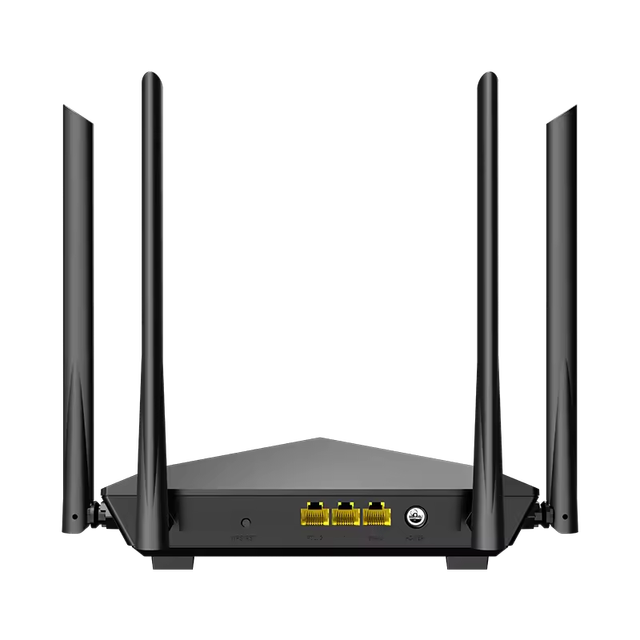 3 Gigabit Ports, 4 Antennas, 5G Wi-Fi 5 Wireless Router AC10 AC1200 Dual-Band Gigabit Port Wireless Router (English Version)