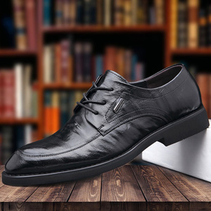 पुरुषों के नए पूर्ण अनाज शेपस्किन लोफर-ब्रिटिश शैली की लुभावनी वसंत व्यवसाय औपचारिक चमड़े के जूते कारखाने प्रत्यक्ष बिक्री - Product Image 1