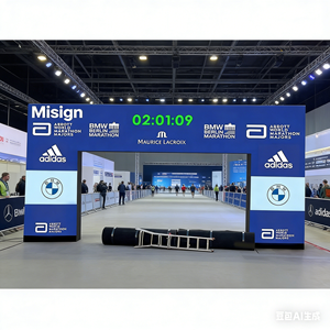 Écran LED créatif en forme de porte pour course automobile, marathon, course cycliste, utilisation extérieure et intérieure, <span class=keywords><strong>location</strong></span>, indice de protection IP65 disponible, P3.91 P4 P4.81 P5 P6 P8 - Product Image 4