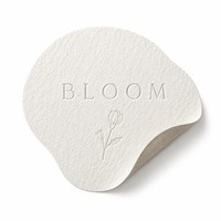 Autocollants en papier texturé arbre, sceaux d'enveloppe botaniques, étiquettes naturelles en fibres végétales, thème terreux