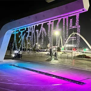 Grande Fontaine à Eau en Plastique pour Extérieur, Buse Personnalisée au Design Moderne, Utilisation Intérieur/Extérieur - Product Image 2