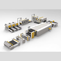 Machines à tissus non tissés entièrement automatiques à pliage haute vitesse pour tampons non tissés carrés volumétriques fins et de petite taille, avec moteur à roulement