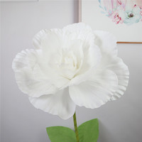 Fleur artificielle réaliste, grandes têtes de roses de 80-30 cm en mousse PE, pour mariage, Saint-Valentin et décoration intérieure de remise de diplôme