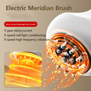 PK690 Électrique Méridien Brosse Mini Portable Gua Sha Dispositif Chauffage Vibrant Masseur Maison Corps Complet Ventouses Dispositif - Product Image 2