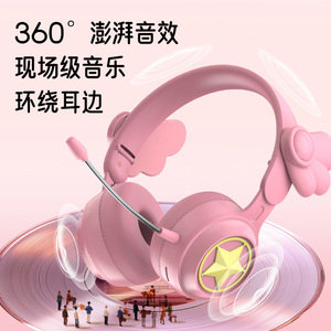 Casque Bluetooth KE50 5.4 Stéréo Sans Fil pour Étudiants et Enfants – Idéal pour l'Apprentissage de l'Anglais, la Récitation et la Mémorisation - Product Image 1
