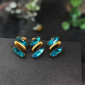 WF150-0068B Fashion <b>Stud</b> <b>Earrings</b> - Product Image 3