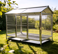 LEITE Cage de jardin en aluminium sur mesure, assemblée et soudée, accessoire pour outils de jardinage pour l'extérieur et la ferme