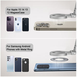 Soporte Magnético Plegable para Celular/Tablet con Rotación 360° para Viajes en Avión/Tren - Product Image 3