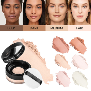Polvo Compacto de Maquillaje al por Mayor, Polvo de Pigmento Sólido Nude Cromado, Corrector, Polvo Fijador de Maquillaje de Larga Duración - Product Image 4