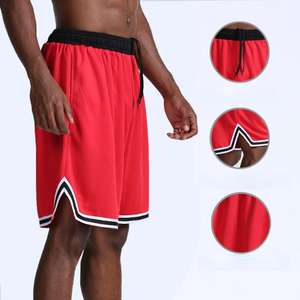 Short de sport décontracté pour homme Taille haute à séchage rapide Vêtements de basket-ball Respirant Imperméable Caractéristiques Motif tissé solide - Product Image 6