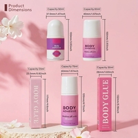 Adhésif corporel longue durée sans dégâts pour la peau des danseurs, grand format 75 ml, roll-on, facile à retirer à l'eau