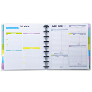 2026 2027 disco di stampa personalizzato vincolante finanziariamente Budget Journal Planner con buste di denaro - Product Image 4