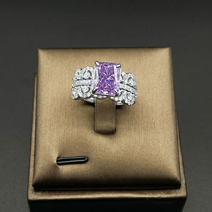 Anello staccabile Vintage ad alta sensibilità da donna leggera temperamento celebrità con Zirconia di lusso in argento Sterling alla moda - Product Image 4