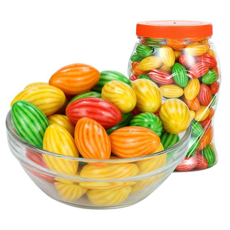 Halal Fruit Flavor Watermelon Ball Shape